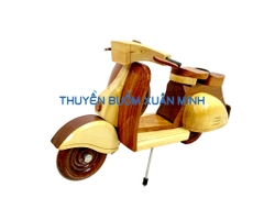 Mô Hình Xe VESPA Gỗ Trang Trí | Loại Tiêu Chuẩn | Size Nhỏ