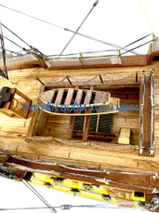 Mô Hình Thuyền Chiến Hạm Hoàng Gia HMS Victory (Tàu Cổ Chiến Hạm Anh Quốc) | Hàng Xuất Khẩu - Gỗ Căm Xe | Thân 80cm