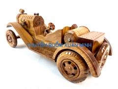 Mô Hình Xe Ô Tô Gỗ Động Cơ Hơi Nước STEAM CAR | Gỗ Căm Xe