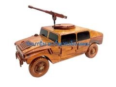 Mô Hình Xe Humvee Gỗ Trang Trí | Gỗ Căm Xe | Dài 32cm