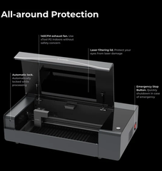 xTool P2 Versatile and Smart Desktop 55W CO2 Laser Cutter Makeblock