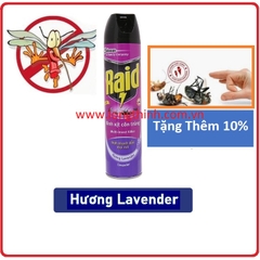 Xịt côn trùng Raid hương Lavender 660ml