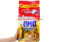 Bột giặt OMO Comfort Tinh dầu thơm nồng nàn vàng túi 5.5kg