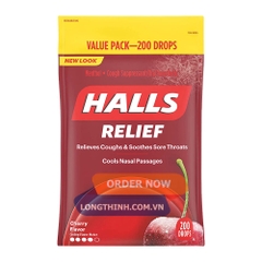 Kẹo ngậm Halls Relief Dâu 200 viên