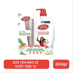 Sữa tắm Lifebuoy Bảo vệ vượt trội 10 850gr - Tặng Khăn Tắm Cao Cấp