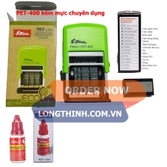 Dấu Shiny Pet-400 kèm mực đen chuyên dụng