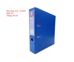 Bìa còng 7cm khổ A4 xanh dương