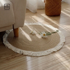 THẢM TRÒN NATURAL JUTE 01