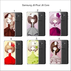 Ốp lưng J6 Plus hình cô gái chibi