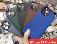 Ốp lưng dẻo vải cho iPhone 13 Pro Max