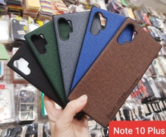 Ốp lưng dẻo vải cho Note 10 Plus