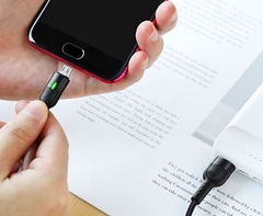 Cáp sạc nhanh tự ngắt khi sạc đầy chuôi MicroUSB chính hãng.