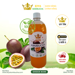 KOMBUCHA CHANH DÂY 1 Lít – Fresh & Cool (Trà Kombucha Chanh Dây - Giảm Cân - Làm Đẹp)