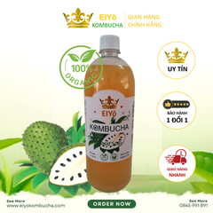 KOMBUCHA MÃNG CẦU 1 Lít  – Fresh & Cool (Trà Kombucha Mãng Cầu - Giảm Cân - Làm Đẹp)