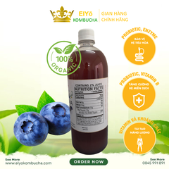 KOMBUCHA VIỆT QUẤT 1 Lít  – Fresh & Cool (Trà Kombucha Việt Quất - Giảm Cân - Làm Đẹp)