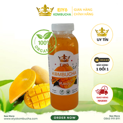 LOCK 4 CHAI KOMBUCHA XOÀI – Fresh & Cool (Trà Kombucha Xoài - Giảm Cân - Làm Đẹp)