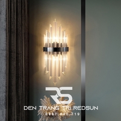 Đèn tường pha lê trang trí phòng khách hiện đại DT1163-Đen
