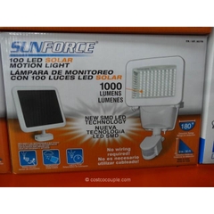 Bộ đèn năng lượng mặt trời SunForce 100 LED Solar Motion Light 1000 lumens