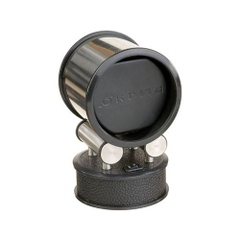 Hộp xoay đồng hồ cơ, 1 chiếc Orbita Voyager Travel Single Watch Winder, Black Leather