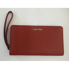 Ví nữ cầm tay cao cấp CK - Calvin Klein Wallets (Màu Đỏ)