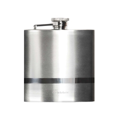 Bình rượu mini mang theo người Metrokane Rabbit Stainless Steel Pocket Flask, 6oz