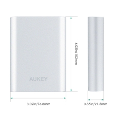 Pin dự phòng ( sạc nhanh ) - Aukey Quick Charge 2.0 10400mAh