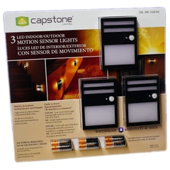 Bộ đèn cảm ứng Capstone Motion Sensor LED Indoor/Outdoor 3 pack