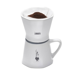 Bình pha cà phê phin bằng sứ Bialetti Porcelain Pourover Coffee Dripper with Mug, 2 Cup 6750