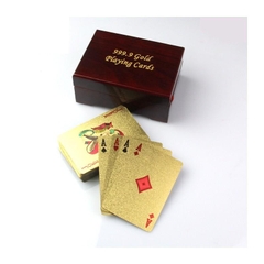 Bộ bài Tây cao cấp 999.9 Gold Playing Cards