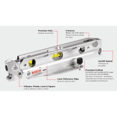 Bộ căn chỉnh 3 điểm bằng tia laze Bosch GPL3T 3-Point Torpedo Laser Alignment Kit