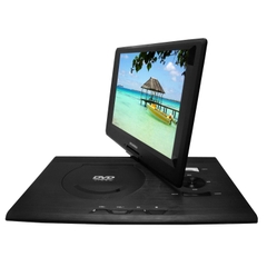 Đầu đọc đĩa có màn hình xoay Sylvania 13.3-Inch Portable DVD Player with USB/SD Card Reader SDVD1332