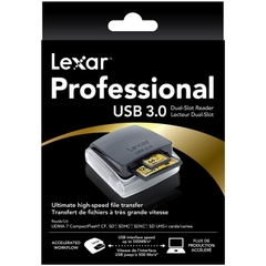 Đầu đọc thẻ nhớ Lexar Pro USB 3.0 Dual Slot Reader SD/CF