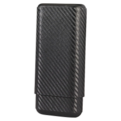 Ống đựng cigar 3 điếu Cohiba Carbon Fiber Black Label 3 Finger Cigar Case