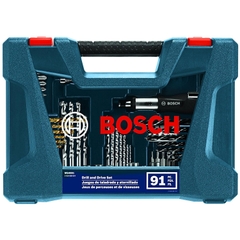 Bộ mũi khoan và tuốc nơ vít chuyên nghiệp Bosch MS4091 91 món