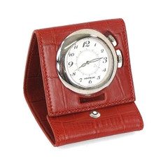 Đồng hồ bỏ túi MontBlanc Travel Clock, Leather Alligator 7056