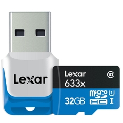 Thẻ nhớ Lexar 633x 32GB microSDHC with USB 3.0 Adapter