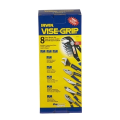 Bộ dụng cụ vặn ống IRWIN Tools VISE-GRIP GrooveLock Pliers Set, 8-Piece