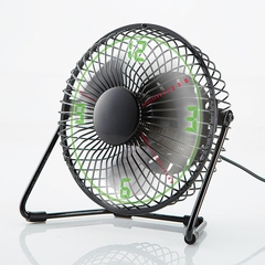 Quạt Brookstone Clock Fan with Floating LED Time Display