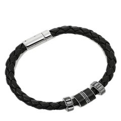 Vòng đeo tay cao cấp Swarovski Diagonal Bracelet Leather