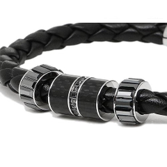 Vòng đeo tay cao cấp Swarovski Diagonal Bracelet Leather