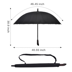 Ô cầm tay sang trọng EasyJoy Waterproof Stick Umbrella with 24 Fiberglass Ribs