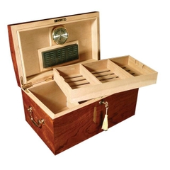 Hộp bảo quản cigar Broadway Lacquer Burl Mappa Wood Humidor - 150 điếu