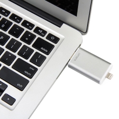 USB cho iPhone, iPad: Omars 64GB Mobile Flash Drive with Lightning Connector