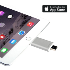 USB cho iPhone, iPad: Omars 64GB Mobile Flash Drive with Lightning Connector