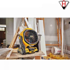 Quạt công trường sử dung pin dewalt corded/cordless jobsite fan