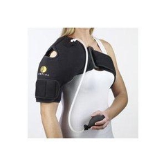 Thiết bị chườm nóng, chườm lạnh cho bả vai Corflex Cryo Pneumatic Shoulder Compression Ice Wrap with Cold Therapy 2 Gels