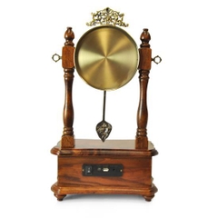 Loa phong cách cổ điển tích hợp đồng hồ  sang trọng Pyle 2-in-1 Vintage Style Clock, Retro Bluetooth Speaker