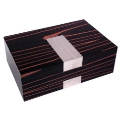 Hộp đựng trang sức Bey-Berk Ebony Wood Jewelry Box