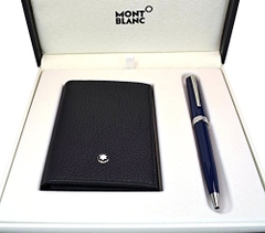 Set bút bi và ví da đựng thẻ Montblanc