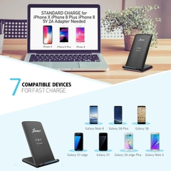 Đế sạc không dây Seneo Fast wireless Charging Stand ( SNPA046AB)